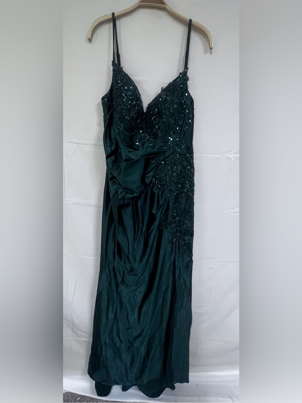 NEW Formal dress color green size: 12